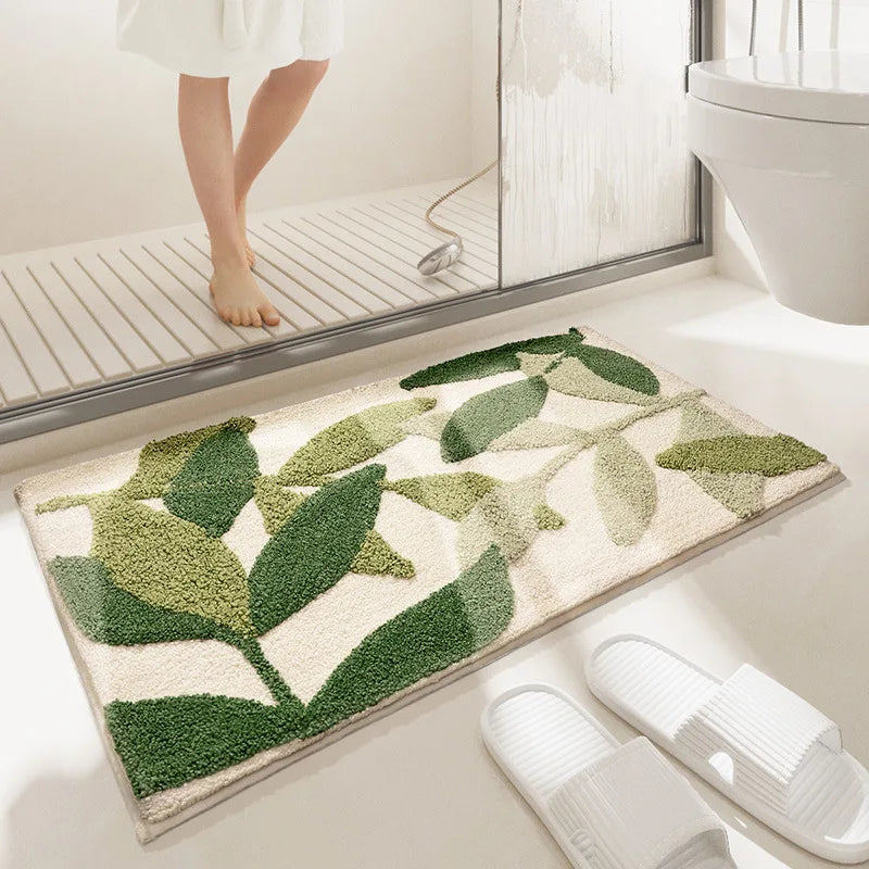 LeafSoft Plush Bathroom Mat