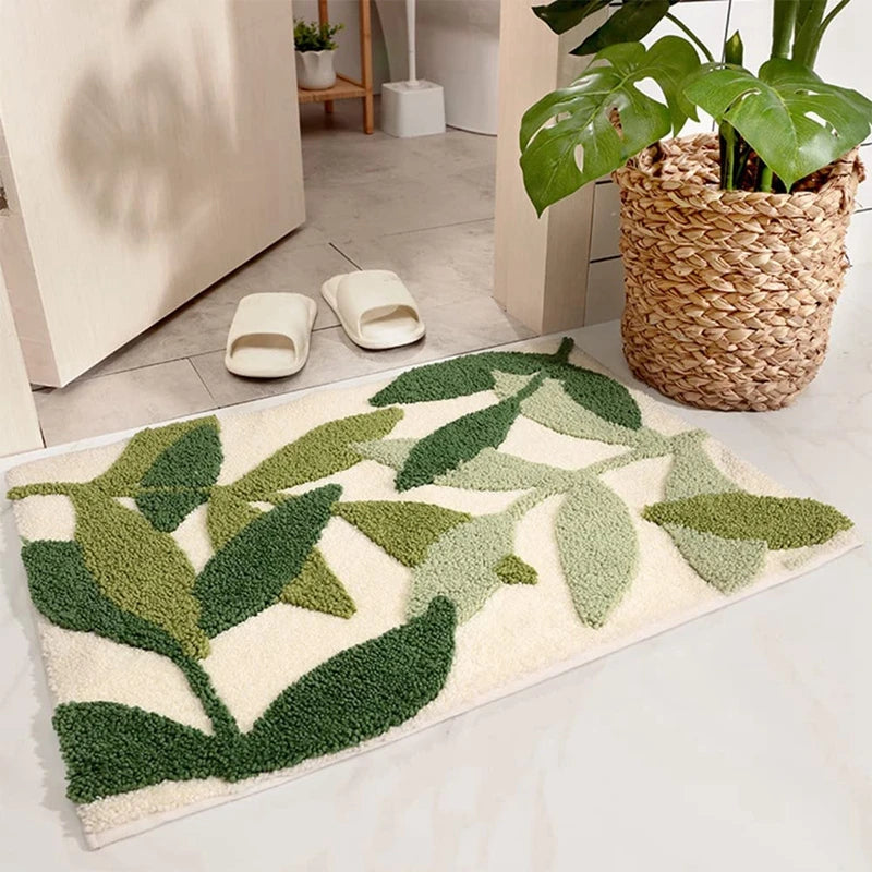 LeafSoft Plush Bathroom Mat