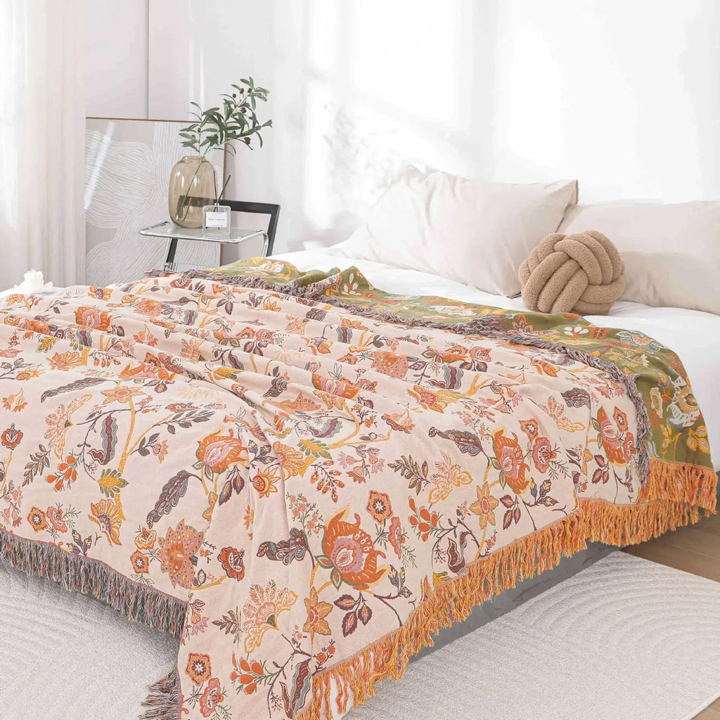 Boho Scandinavian Cotton Blanket