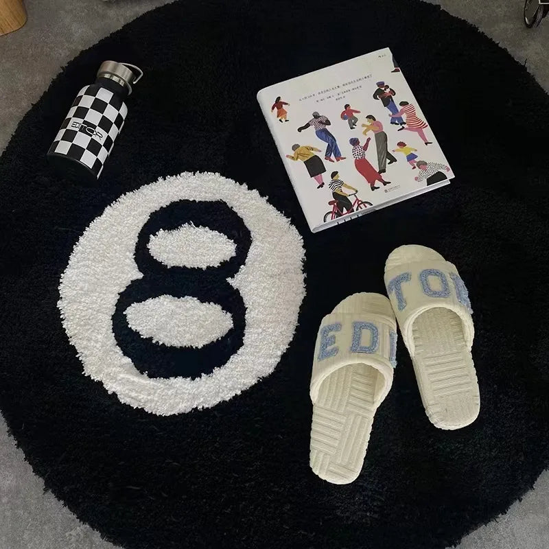 8 Pool Ball Rug