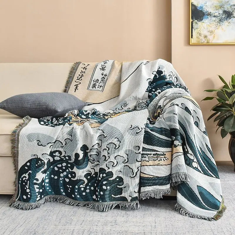 Great Wave Sofa Cover