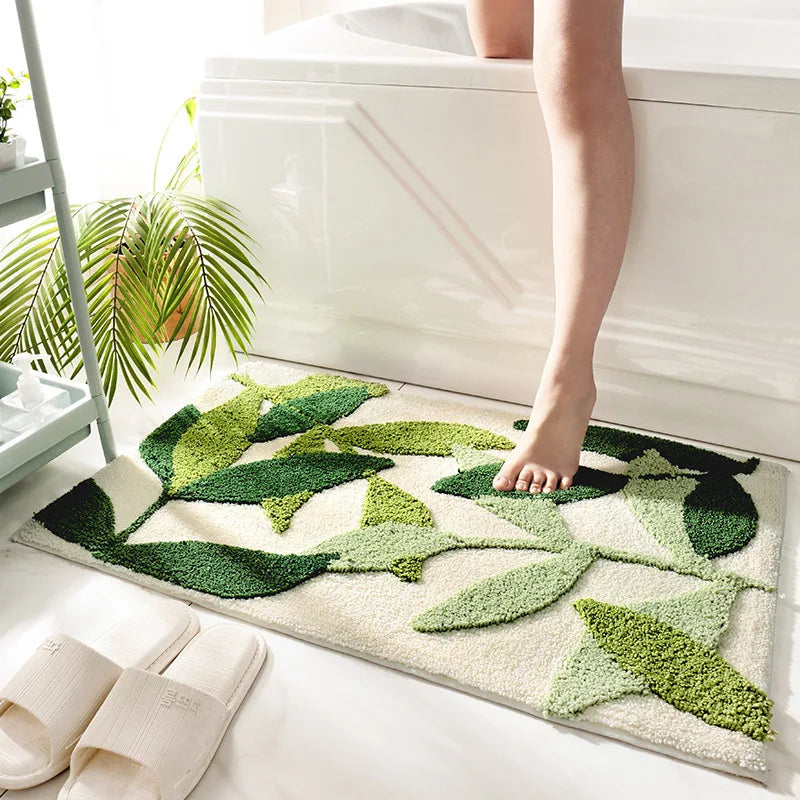 LeafSoft Plush Bathroom Mat