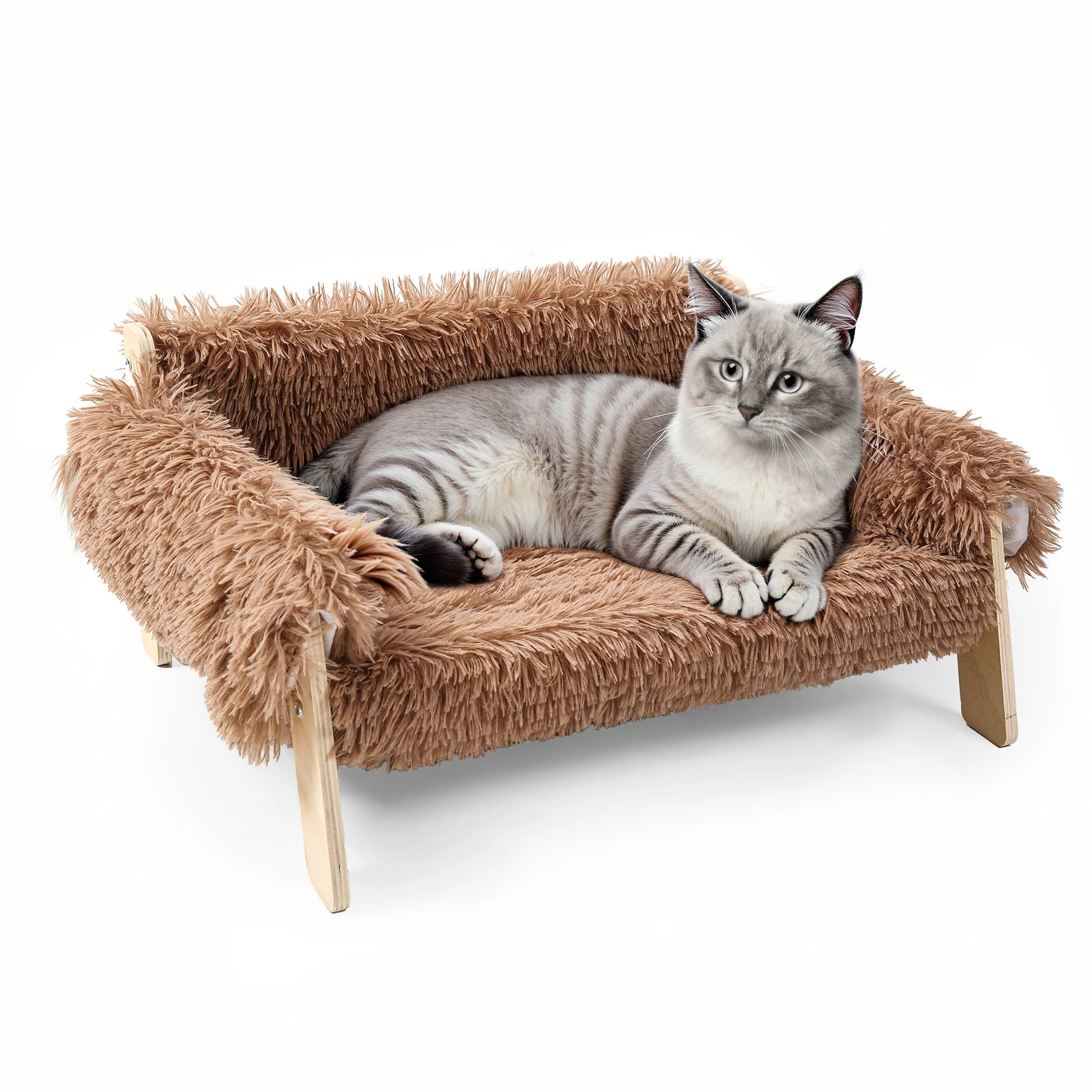 CozyLounge Elevated Cat Sofa Bed