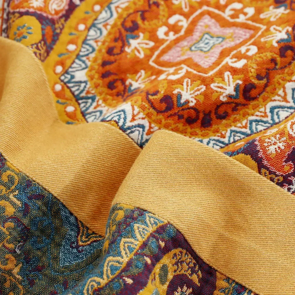 Bohemian Mosaic Cotton Blanket