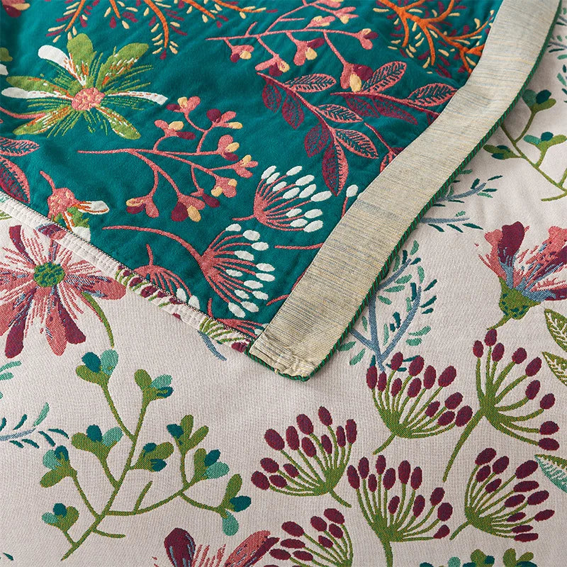 Nature Soft Reversible Cotton Blanket