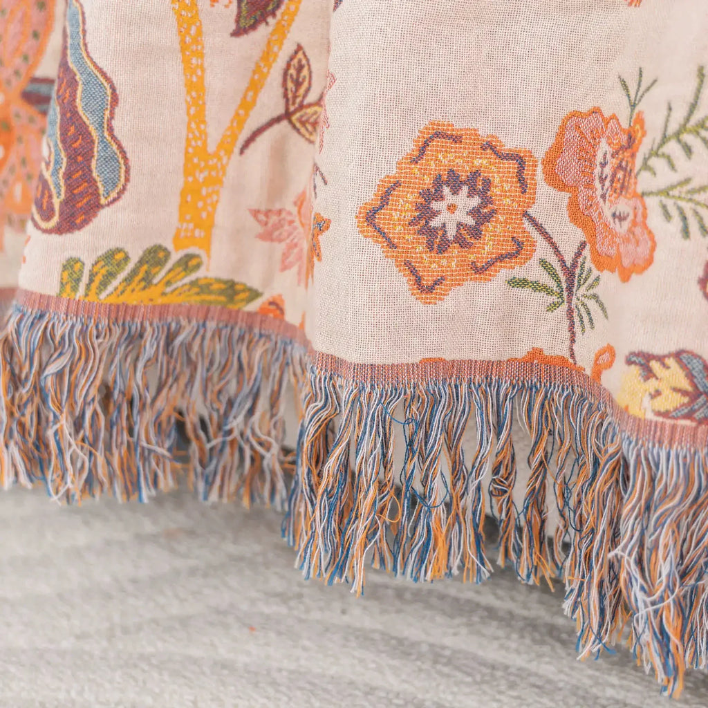 Boho Scandinavian Cotton Blanket