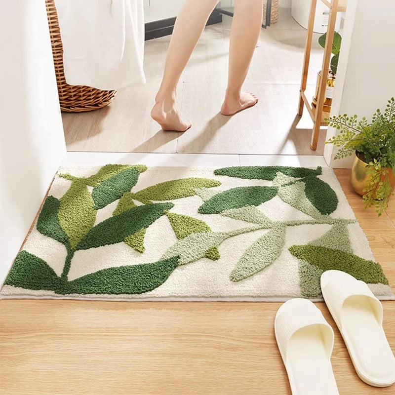 LeafSoft Plush Bathroom Mat