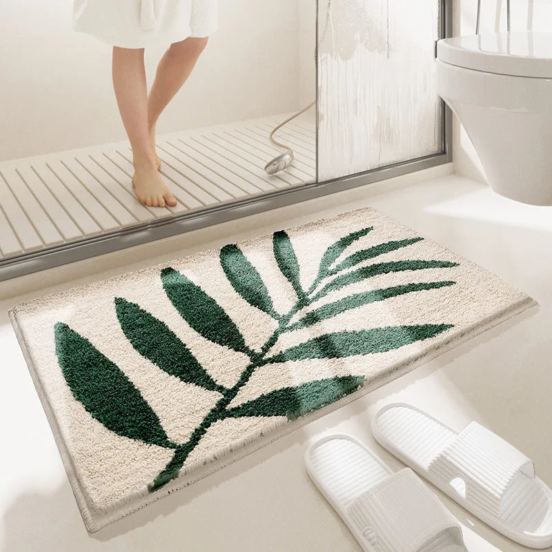 LeafSoft Plush Bathroom Mat